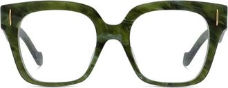 Loewe Gafas Anagram Squared - Accessories - Mujer - Verde - ONE SIZE