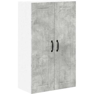 vidaXL Kitchen Cabinet Concrete Grey 60 x 31 x 100 cm Engineered Wood vidaXL