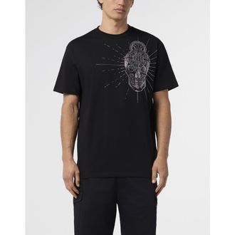 Philipp Plein Round Neck T-Shirt Skull Stones Men in Black at Nordstrom, Size Xxx-Large