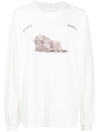 1989 STUDIO graphic-print cotton sweatshirt - men - Cotton/Cotton - S - White