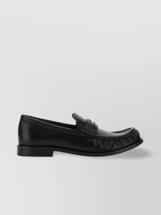 Burberry leather cadet loafers