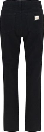 Dolce & Gabbana Cotton Straight-Leg Jeans - Black