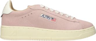 Autry Sneakers Dallas Damess Su&egrave;de roze