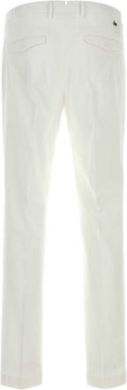 Pantaloni Torino Mens Pantalone Cotone Stretch Bianco Exterior: Cotton Elastane Pantaloni Trousers
