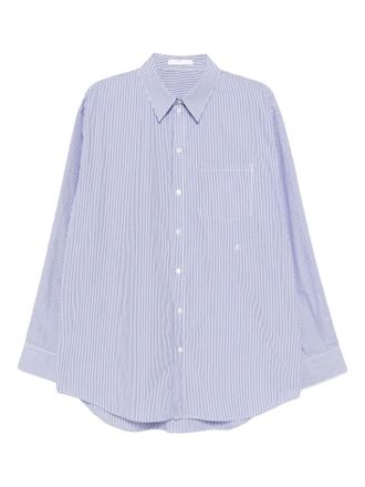 Helmut Lang long-sleeved shirt - men - Cotton - M - Blue