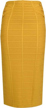 Elisabetta Franchi 3D Viscose Knit Skirt