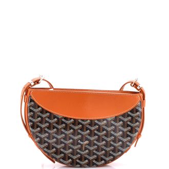 Goyard Hirondelle Shoulder Bag Coated Canvas and Leather