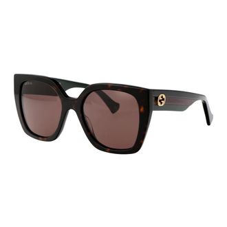 Gucci Sunglasses, female, Brown, Size: 55 MM Gg1300S Sunglasses