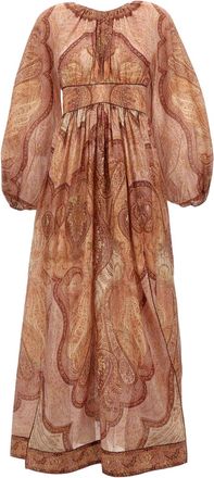 Zimmermann Long Sleeve Midi Dress