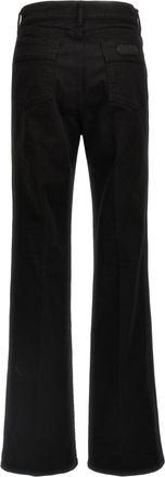 Tom Ford Womens Black Cotton Flared Jeans Clothing
