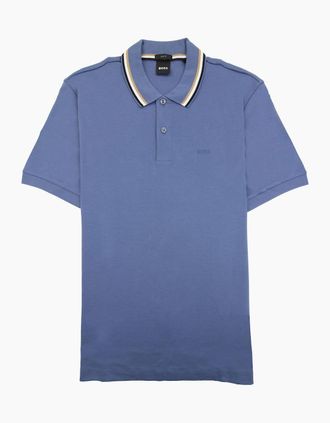 HUGO BOSS Mens Hugo Boss Penrose 38 Slim Fit Polo Blue 479 - Size: 40
