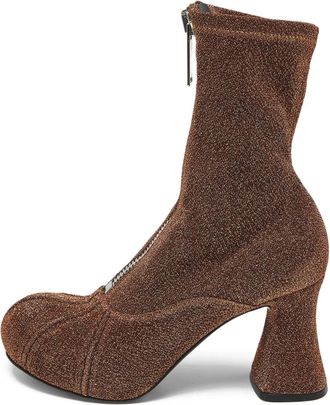 Stella McCartney Stivaletti Groove - Marrone