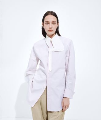 Bottega Veneta Cotton Oxford Belted Shirt - Bottega Veneta