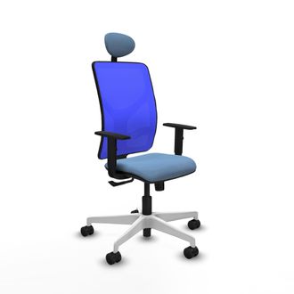 Piqueras y Crespo Silla De Oficina Piqueras Y Crespo Motilla Azul Espuma Alta Densidad