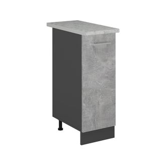 Vicco Armario De Farmacia R-line, Hormig&oacute;n, 30 Cm Et M&aacute;rmol