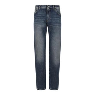 Dolce & Gabbana Slim Cut Blue Jeans - male - Dolce & Gabbana - Slim Fit Jeans - Blue - 2XL - Jeans