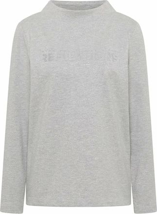 Cecil Longsleeve - Dames - Tops - Grijs - Maat: XL Zijde