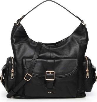 Francesco Biasia Factor Leather Shoulder Bag