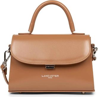 Lancaster Elegante leren crossbody tas Suave Even - Dames - Handtassen - Bruin - ONE Size - Tassen