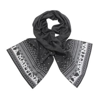 La Martina Winter Scarves, female, Gray, ONE SIZE, Sciarpa Reversibile