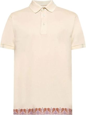 Etro Hombre, Camisetas, Beige, Talla: S