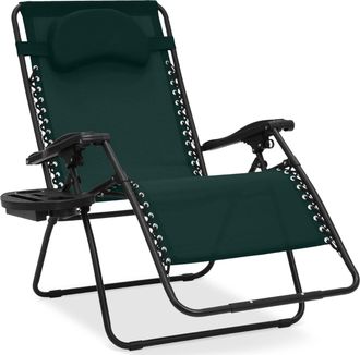 Best Choice Products Oversized Zero Gravity Chair, Folding Outdoor Patio Lounge Recliner w/ Cup Holder