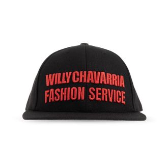 Willy Chavarria Fashion Service Cap - Heren - Petten - Zwart - ONE Size - Polyester - Accessoires