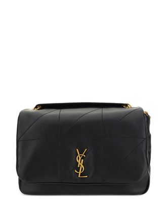 Saint Laurent Klein Jamie 4.3 leren schoudertas - Zwart