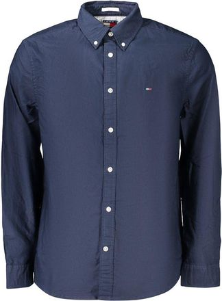 Tommy Hilfiger Blue Cotton Mens Mens Shirt