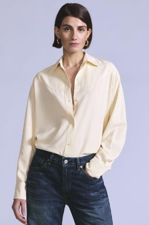 Levi's Camisa Silk Rider - Mujer - XS - Blanco / Silk Rider Cream Rinse