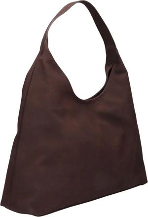 Hvisk Tassen, Dames, Bruin, ONE Size, Su&egrave;de, Handtassen Lola Brush Structure