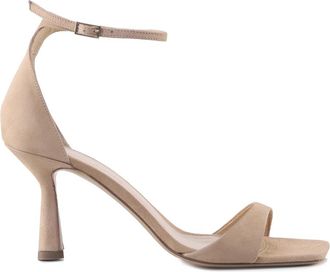 Giuliano Galiano Lina Sandal - Dames - Sandalen met hakken - Beige - 39 EU - Su&egrave;de - Schoenen