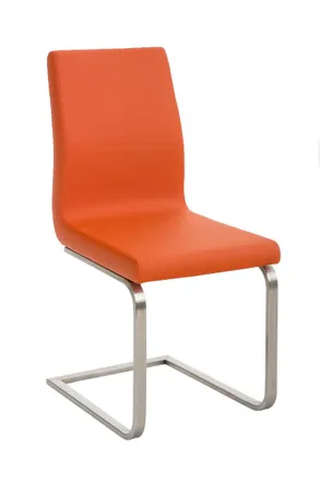 Clp Sedia Belfort In Similpelle Arancione