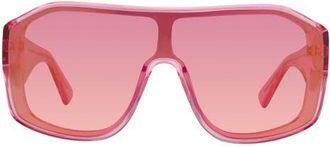 Kurt Geiger Mask Sunglasses in Crystal Pink/pink at Nordstrom