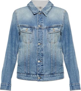 Maison Margiela Denim Jacket - Dames - Spijkerjassen - Blauw - S - Denim - Jassen
