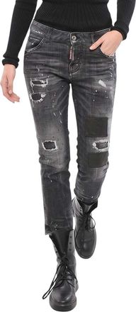 Dsquared2 Grey Skinny Mid Rise Jeans