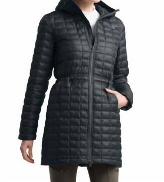 The North Face Thermoball Eco Parka Jacket In Black