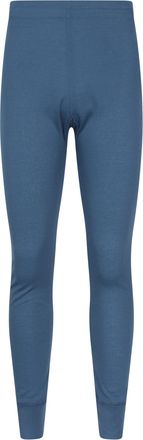 Mountain Warehouse Talus Mens Thermal Baselayer Trousers - Lightweight & Breathable Pants - for Camping, Hiking & Outdoors Blue L