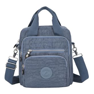 Generic Multifunctional Casual Crossbody Bag for Women with Adjustable Shoulder Strap and Lightweight Durable Design for Daily (Grey, One Size)