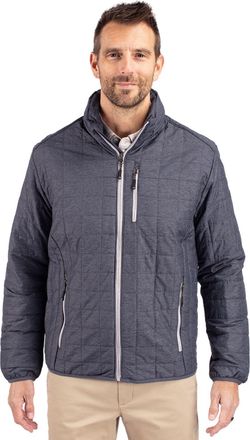 Cutter & Buck Rainier PrimaLoft Mens Eco Insulated Full Zip Puffer Jacket