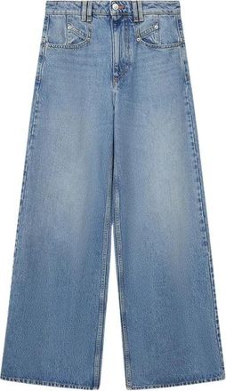Isabel Marant Lemony Jeans - Dames - Loose Fit Jeans - Blauw - XS - Katoen - Jeans