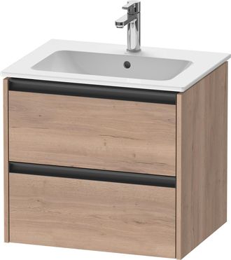 Duravit Duravit Ketho.2 Mueble Bajo Lavabo Suspendido, 2 Cajones