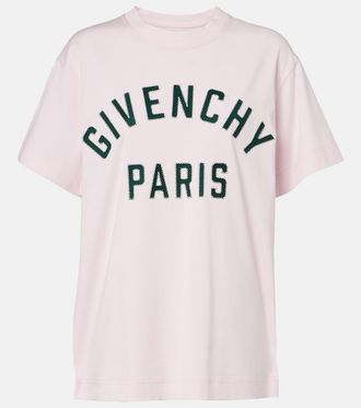 Givenchy Logo appliqu&eacute; cotton T-shirt