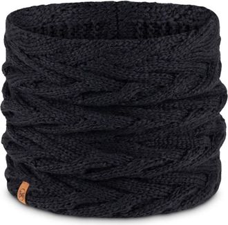 Buff Knitted & Fleece Neckwarmer Caryn Schal - Unisex | schwarz