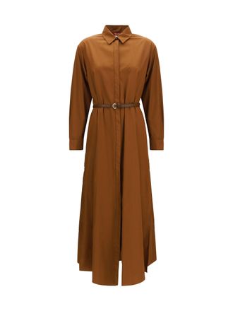 Max Mara Studio Shirt Dress - Brown