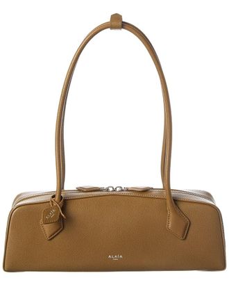 Alaia Ala&iuml;a Le Teckel Medium Leather Shoulder Bag
