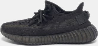 adidas Black Knit Fabric Boost 350 V2 Onyx Sneakers Size 36 2/3