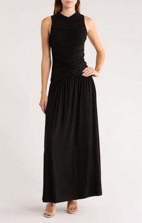 Area Stars Caressa Sleeveless Maxi Dress in Black at Nordstrom Rack, Size Small