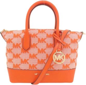 Michael Kors Pre-owned Mini Bags, female, Orange, Size: ONE SIZE Pre-owned Mini Handbag