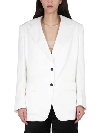 Tom Ford Viscose Blazer - White